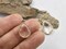 *5* 18x12mm Gold Plated Faceted Clear Glass Teardrop Pendants